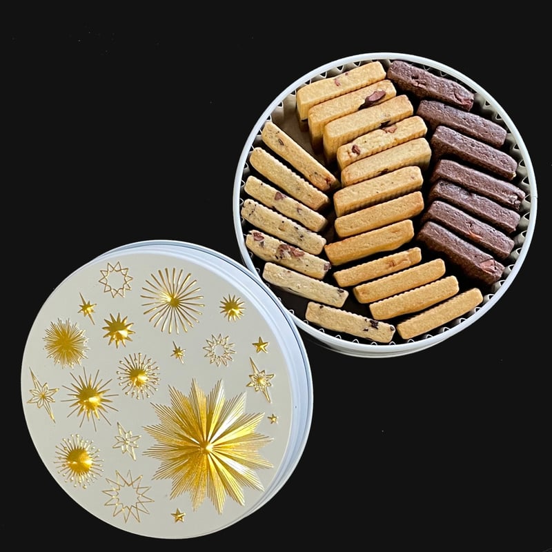 白夜缶（黒糖・きなこ×カカオニブ・珈琲×カカオニブ・ココア