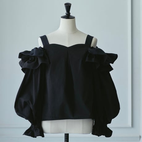 Bouquet tops(black)