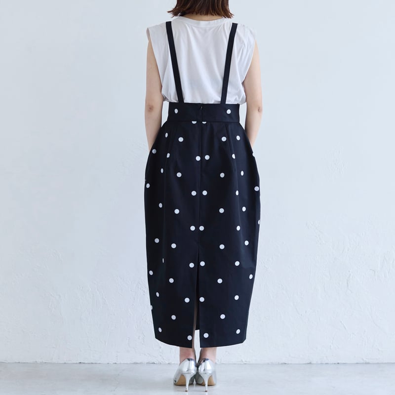 Dot curvy skirt(M) | RIKO Dot curvy skirt(M) | RIKO