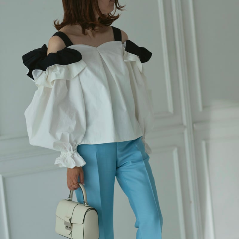 Bouquet tops(white) | RIKO