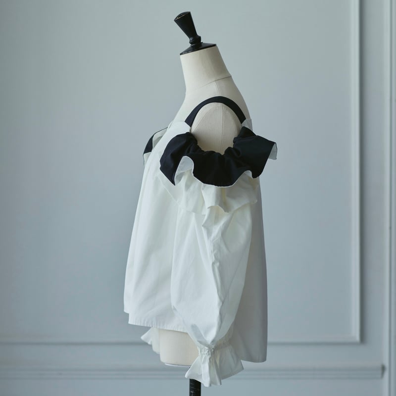 Bouquet tops(white) | RIKO