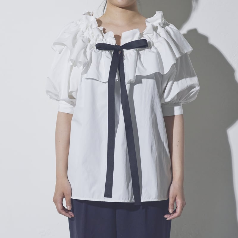 トップス RIKO Wrapping ribbon blouse RIKO⭐︎Wrapping ribbon blouse