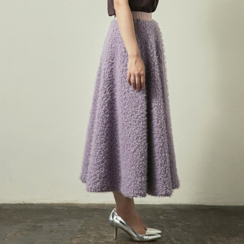 Fluffy skirt (purple) | RIKO