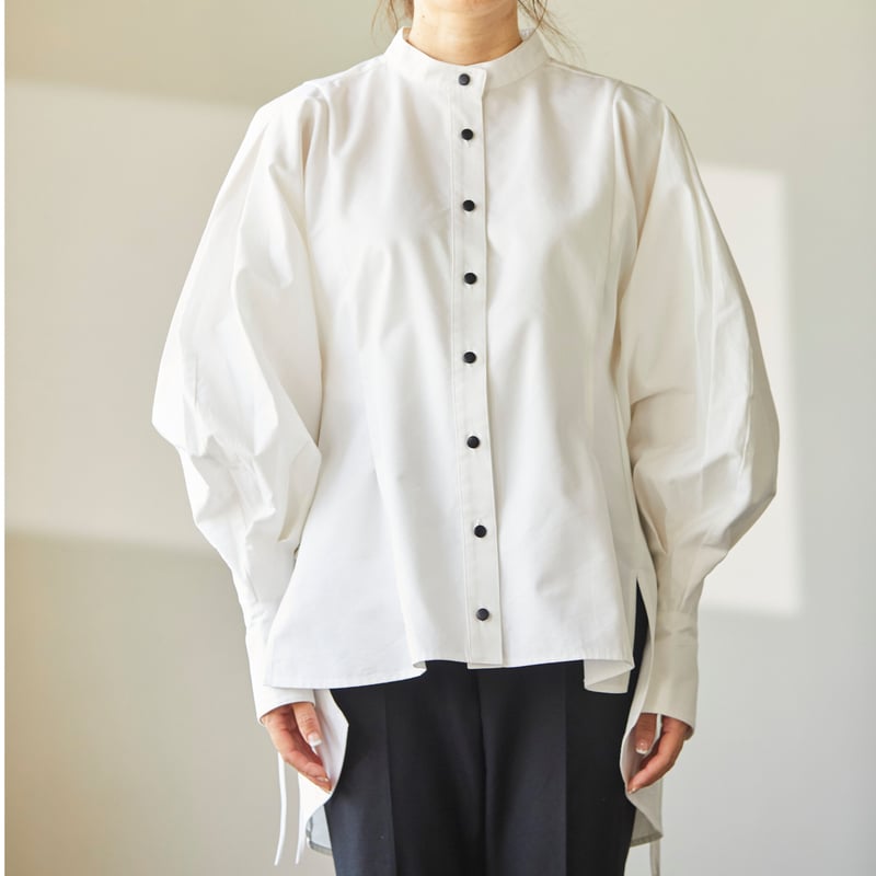 Lantern sleeve jacket shirt | RIKO