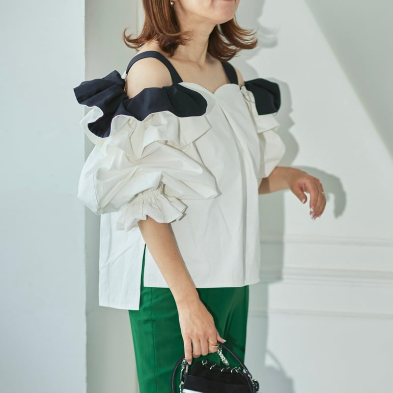 Bouquet tops(white) | RIKO Bouquet tops(white) | RIKO
