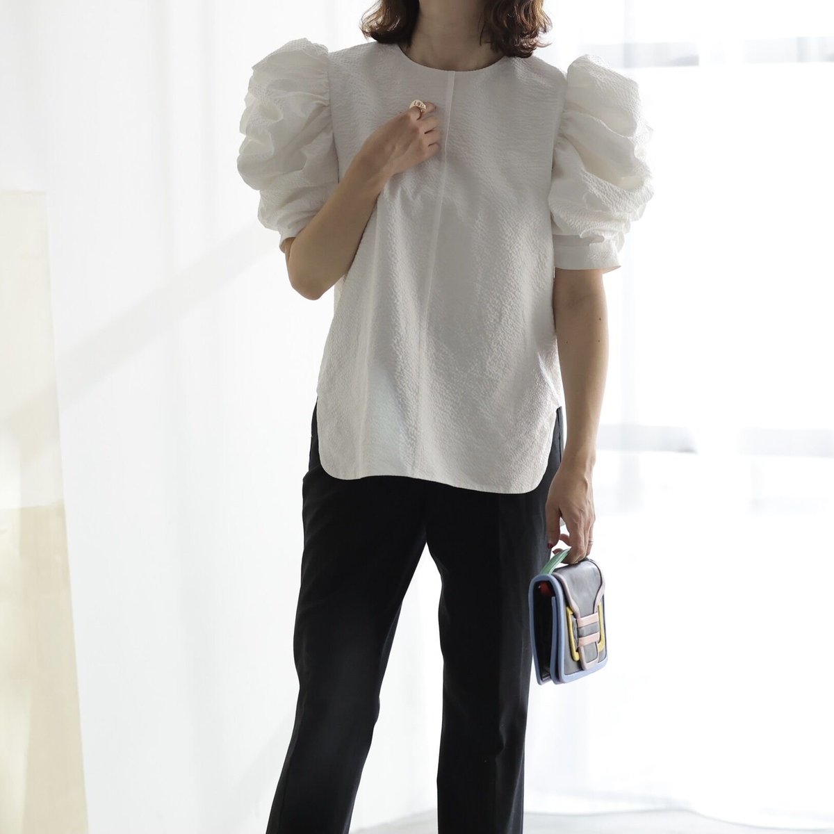 Watagashi blouse(jacquard) | RIKO