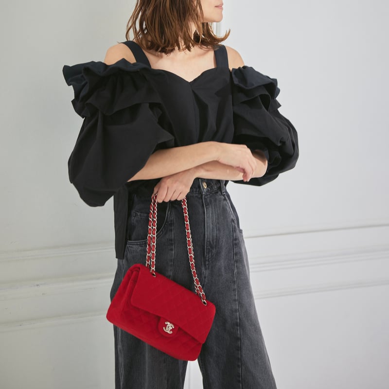 Bouquet tops(black) | RIKO