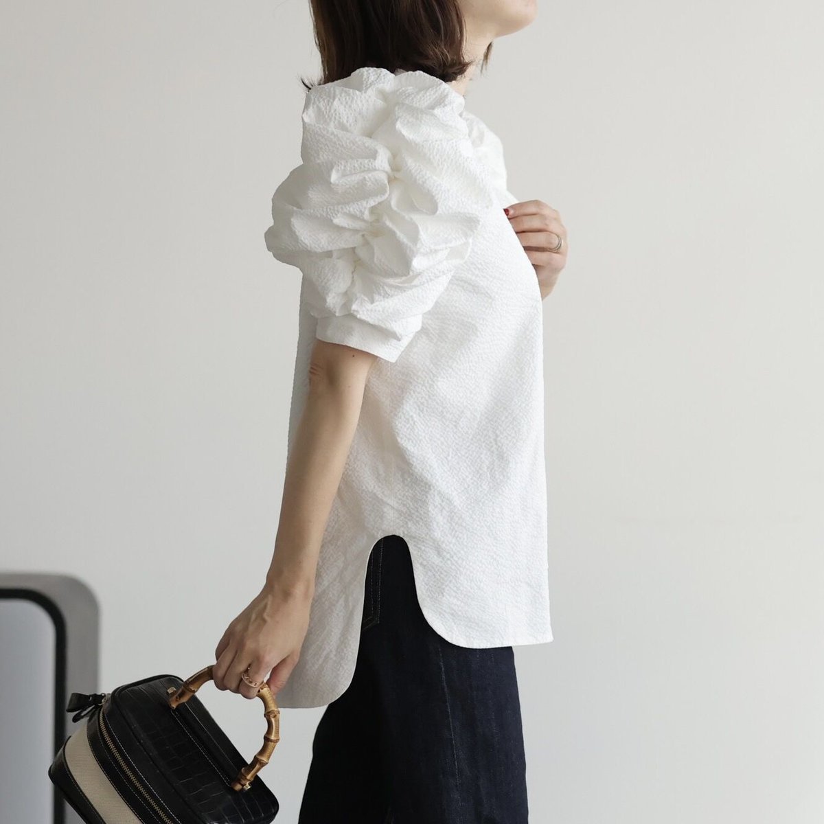 RIKO Millefeuille blouse ¥24,750