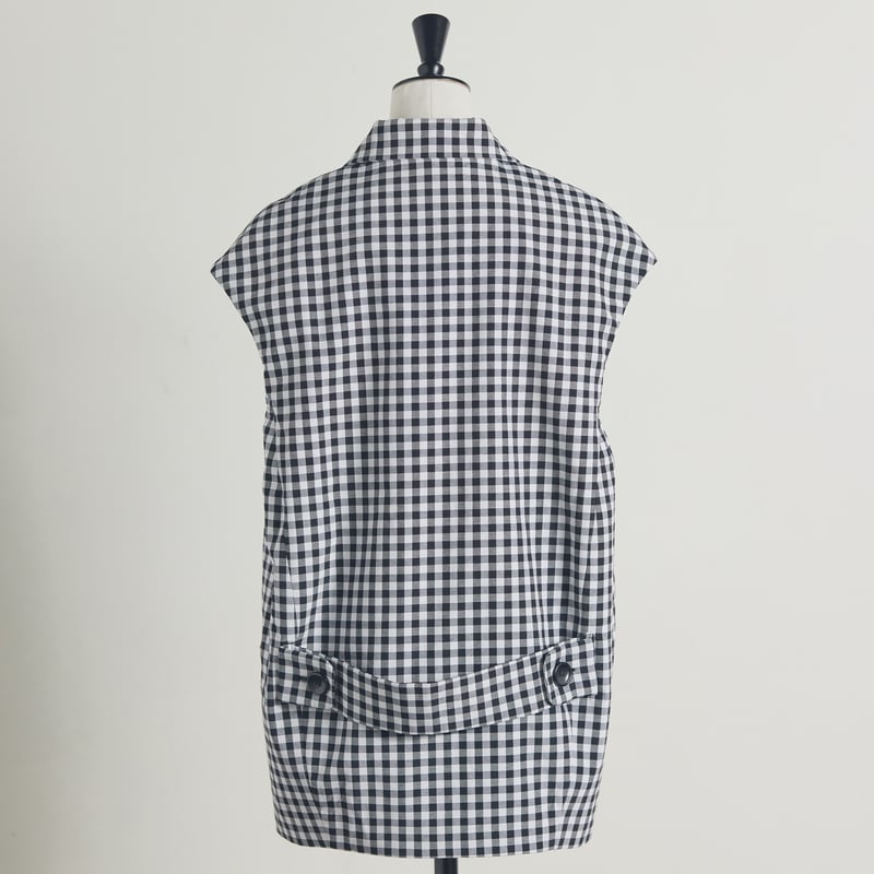 ジャケット・アウター rikotokyo Gilet blouse(Gingham check) riko Gilet blouse(Gingham check)