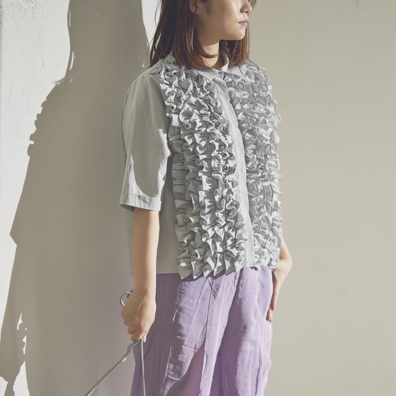 【逸品】 Petal frill blouse | RIKO トップス