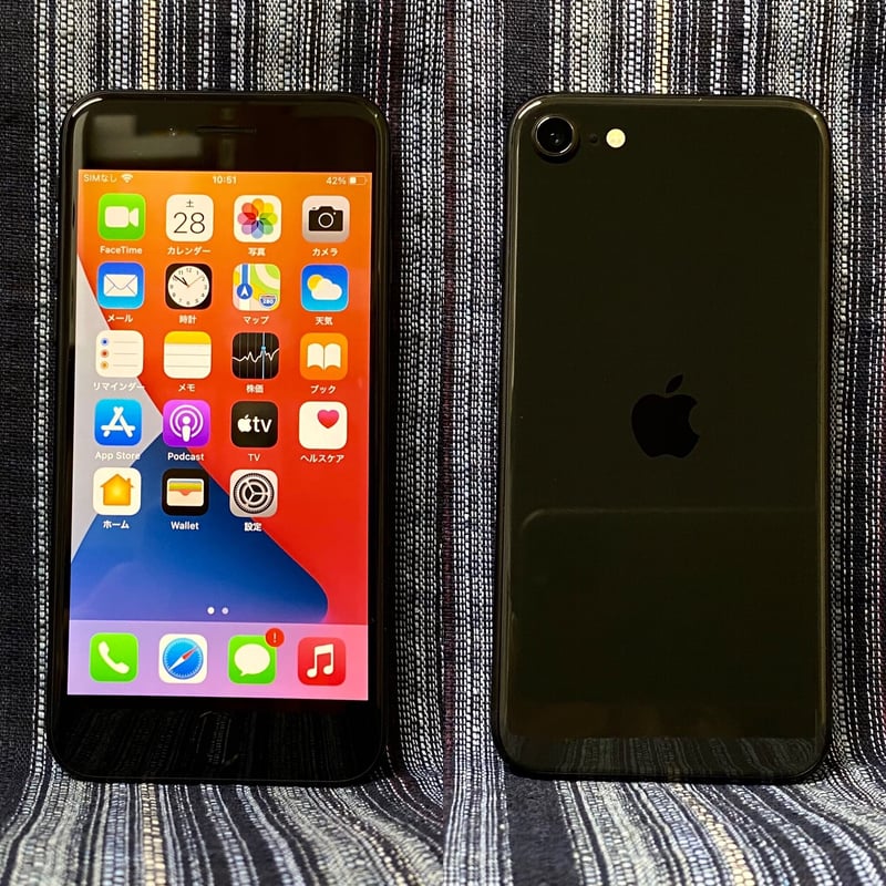 iPhoneSE2020（128GB）ブラック SIMフリー：スマホ堂淡路・洲本店 
