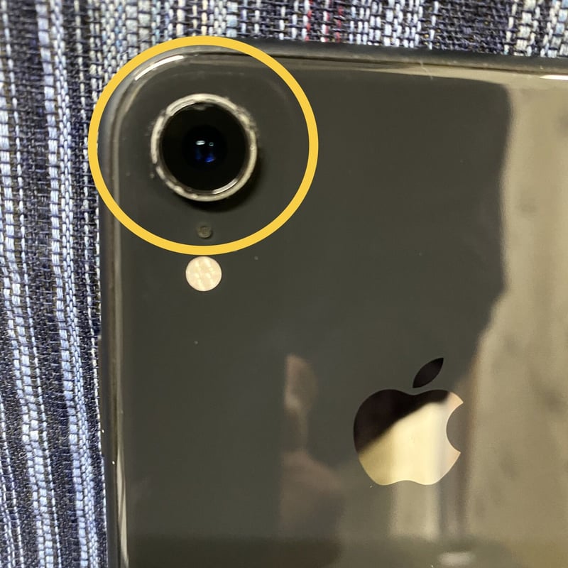 iPhoneXR（128GB）ブラック SIMフリー（バッテリー交換済み）：スマホ 