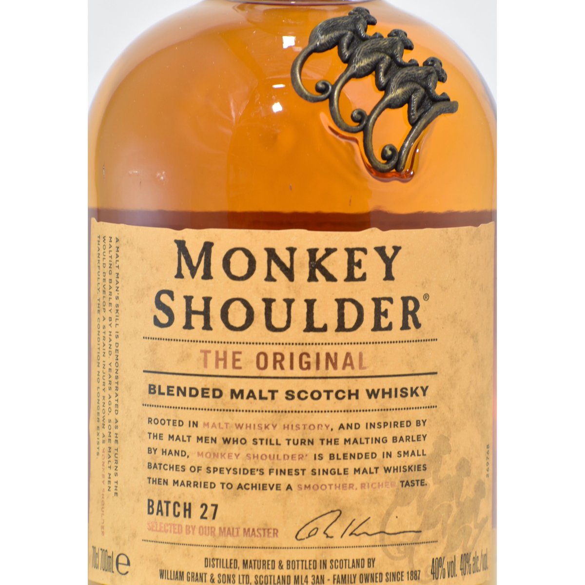 3本 バランタイン モンキーショルダー スペイサイド スコッチ モンキーショルダー オリジナル 並行輸入品 700ml 40% – 酒庫