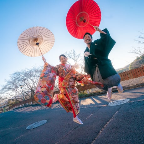 【結婚式和装一式レンタルプラン｜白無垢 or 色打掛＋紋付袴セット】和装前撮り・神社婚に｜全国発送対応・茨城からお届け（送料込）