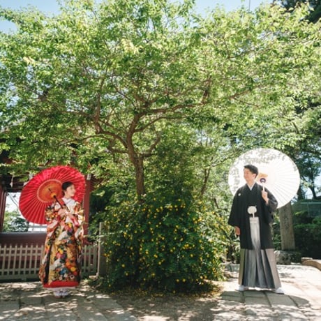 【結婚式和装一式レンタルプラン｜白無垢 or 色打掛＋紋付袴セット】和装前撮り・神社婚に｜全国発送対応・茨城からお届け（送料込）