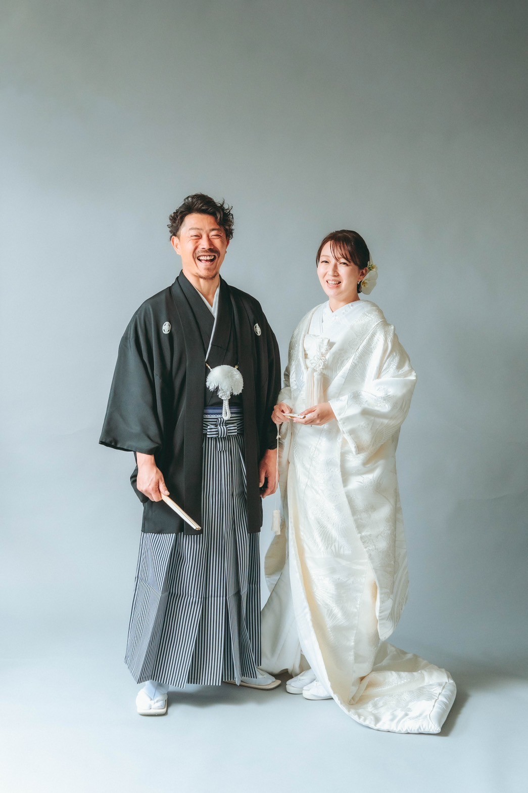 白無垢 なる 紋付袴 フルセットレンタル 結婚式 婚礼 和装 神前式 前撮り