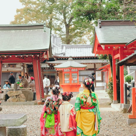 【七五三出張撮影｜平日写真撮影プラン】ご自宅支度〜ロケ撮影・全データ付き（衣装なし）