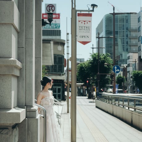 【結婚式前撮り・フォトウェディング】撮影＆撮影全データ・美容・当日サポート込み（衣装持ち込み）