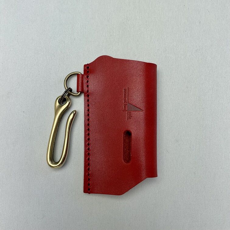 ST-487用スライドガストーチカバー（真鍮ﾌｯｸ付）栃木レザー SPO-035