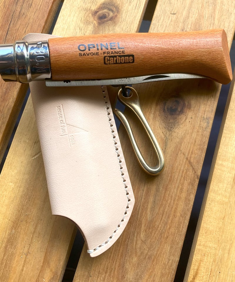 OPINEL / オピネルナイフ No.08用 レザーケース 栃木・姫路