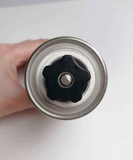 コーヒーミル（S） 手動 1~2杯分用 ハンドル収納ゴムカーバー付き SPO-006