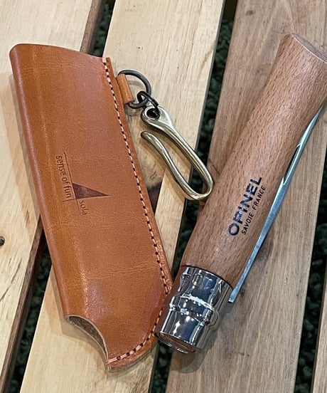 OPINEL / オピネルナイフ No.10用 レザーケース 栃木・姫路レザー 日本製 SPO-018
