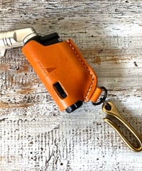 SOTO ST-485 COMPACT(コンパクト)・486 ACTIVE(アクティブ)マイクロトーチ用カバー（真鍮フック付） 栃木レザー・姫路レザー 日本製 SPO-012