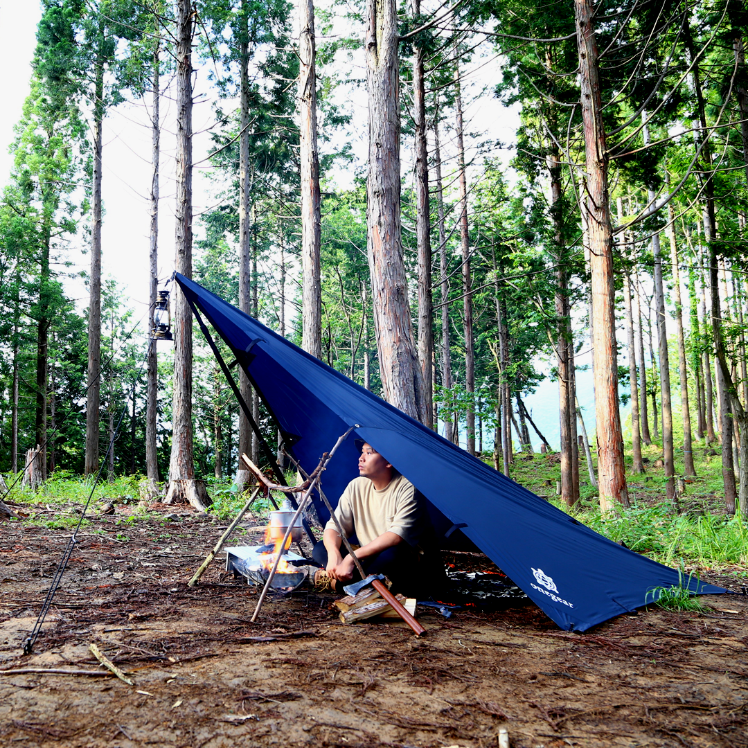 POCKET TARP size-2.4×2.4 | 無骨キャンプギア・アウトドア用品のone