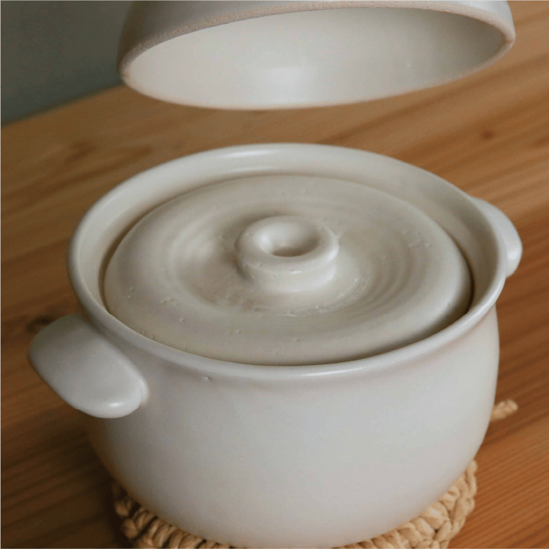 ごはん鍋 3合（白/黒） | たいせい窯