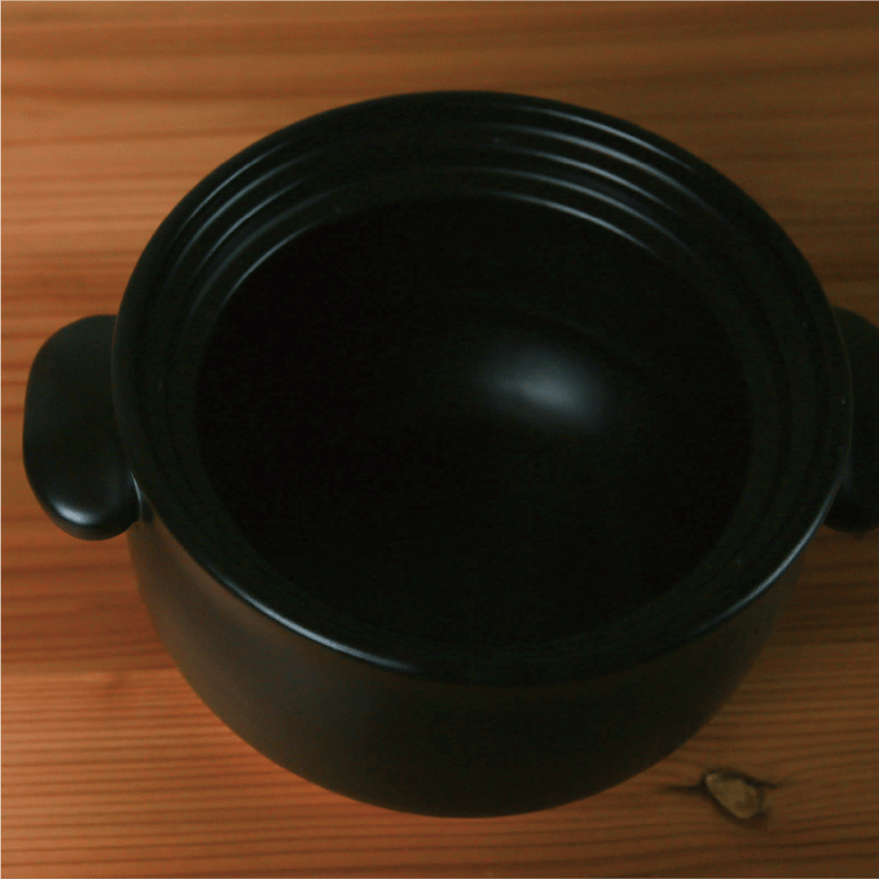 ごはん鍋 2合（白/黒） | たいせい窯