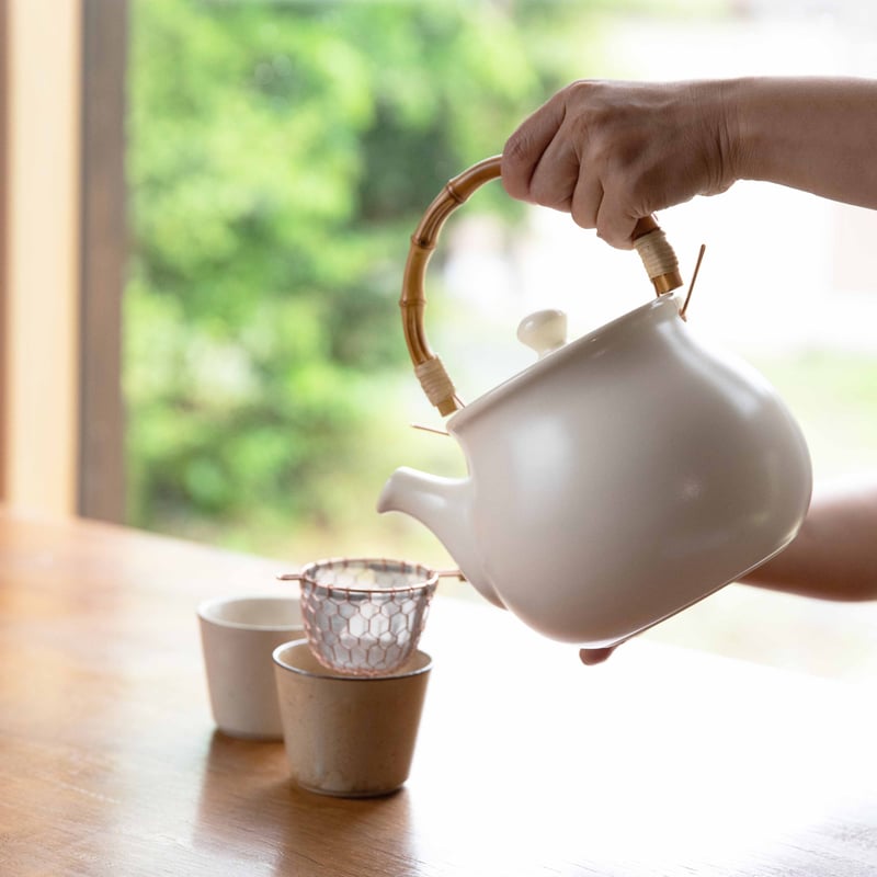 たいねつ土瓶（白/黒） | たいせい窯