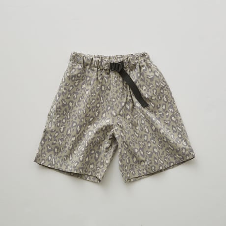 Corduroy leopard wide shorts size 120.130.140