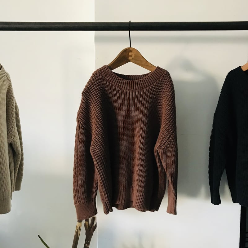 Rib stitch sweater | eLfinFolk