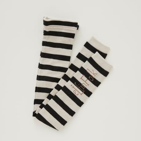 Wide Stripe x Logo Leggings