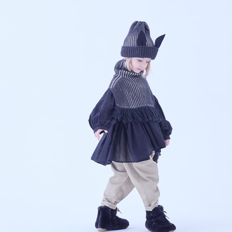 Rib knit Knight cape Ⅱ