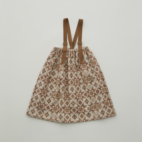 Sample / Eight Star Jaquard Suspenders Skirt size110