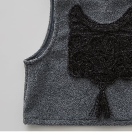 Sample / Cord Embroidery Sleeveless Tops size110