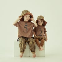 Number Tee for Birthday cocoa brown
