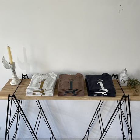 Number Tee for Birthday charcoal