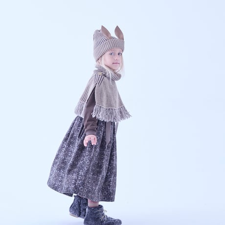 Rib knit Knight cape Ⅱ