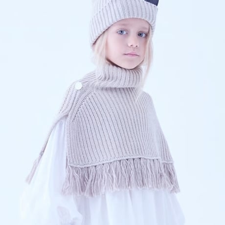 Rib knit Knight cape Ⅱ