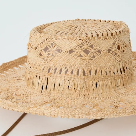 SAMPLE / Woven Raffia HAT Kids& Womens