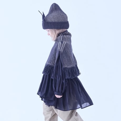 Rib knit Knight cape Ⅱ