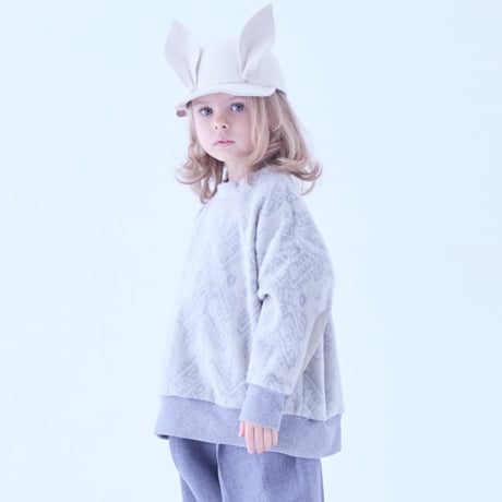 sample / Snow Jacquard Pullover size110