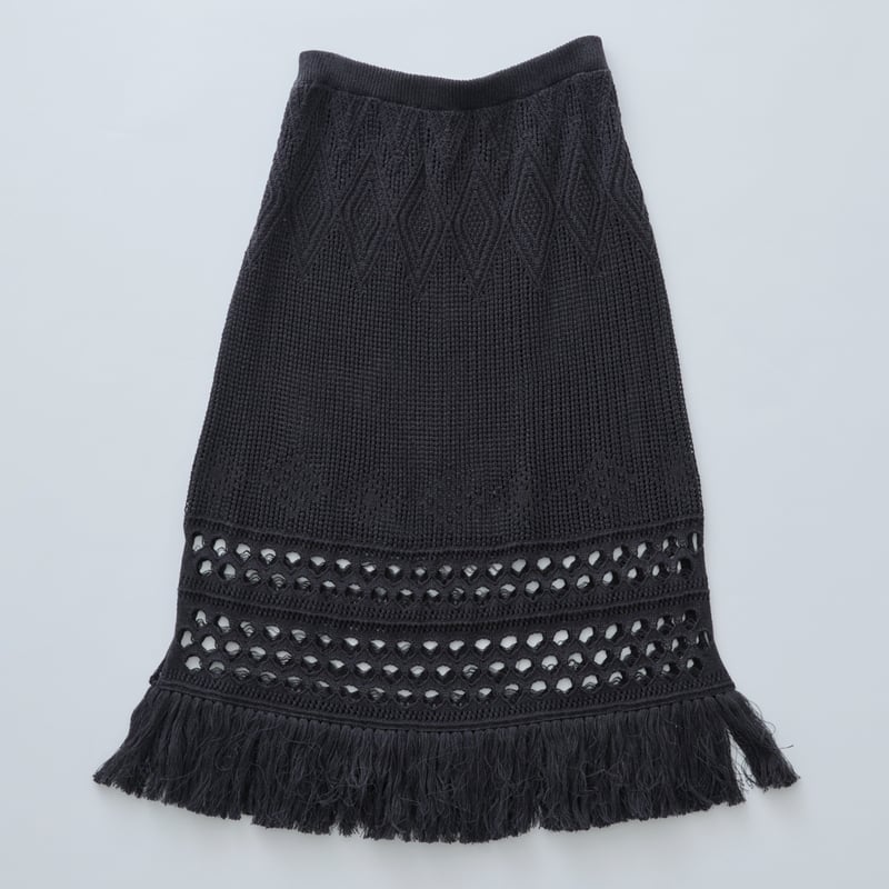 Sample / Womens Lacework Knit Skirt sizeM | eLf