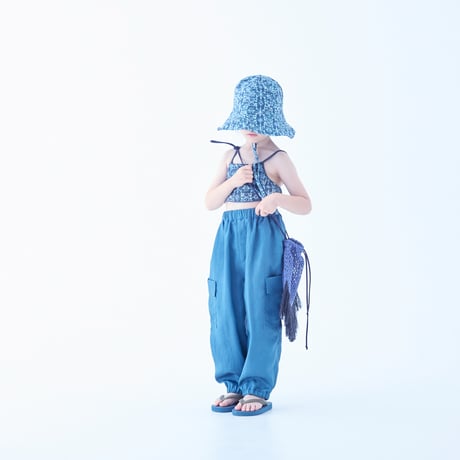 Womens Vintage Taffeta Cargo Pants