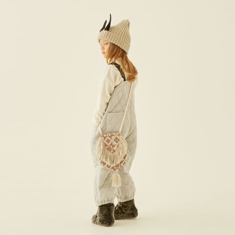 Sample / Cotton lawn Quilting Overalls size110