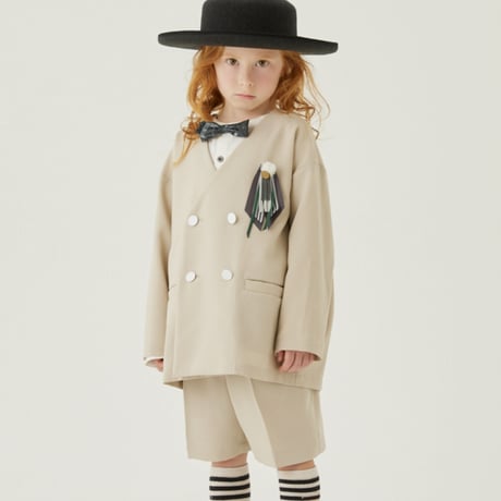 Ceremony collarless DB Jacket 26SS