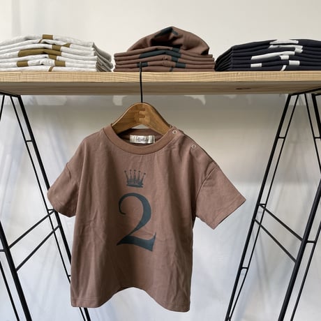 Number Tee for Birthday cocoa brown