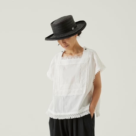 Sample / Cotton lawn Lace Tops size110 / M(155)